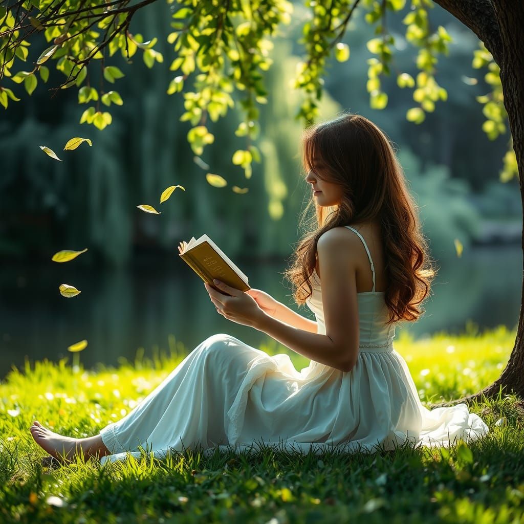 Enchanted Garden Reader in Whimsical Style