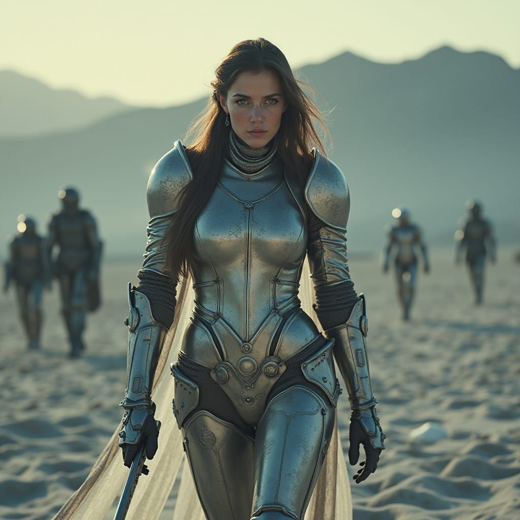 Ethereal Warrior on the Dark Side of the Moon