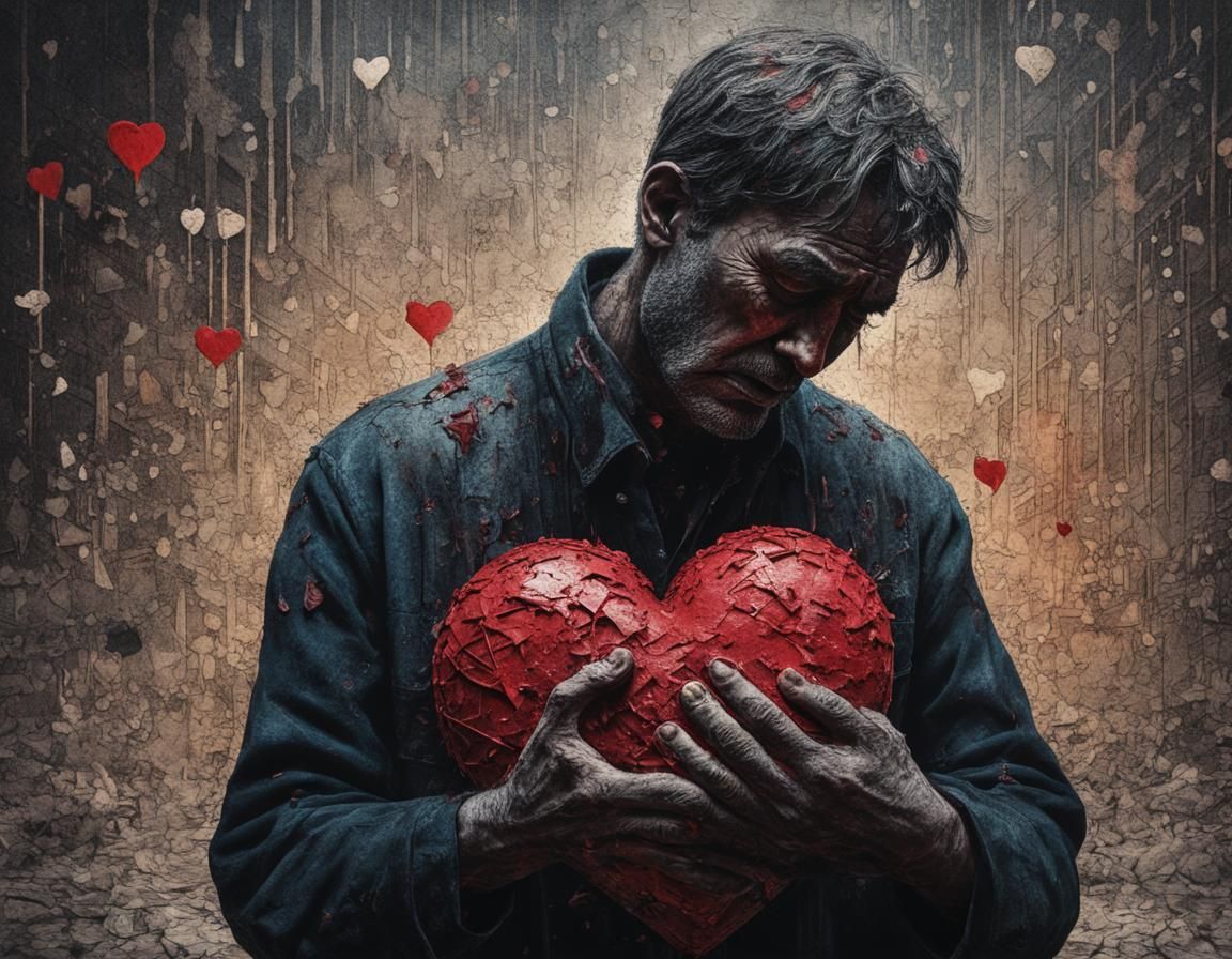 Heart Turns to Dust: Volumetric Lighting Image