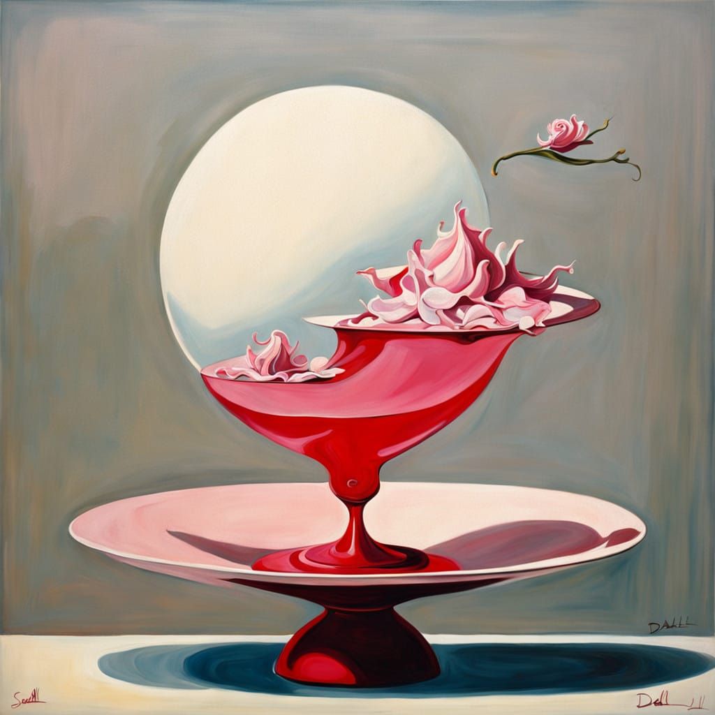 Surrealist Still Life in Retro Colors