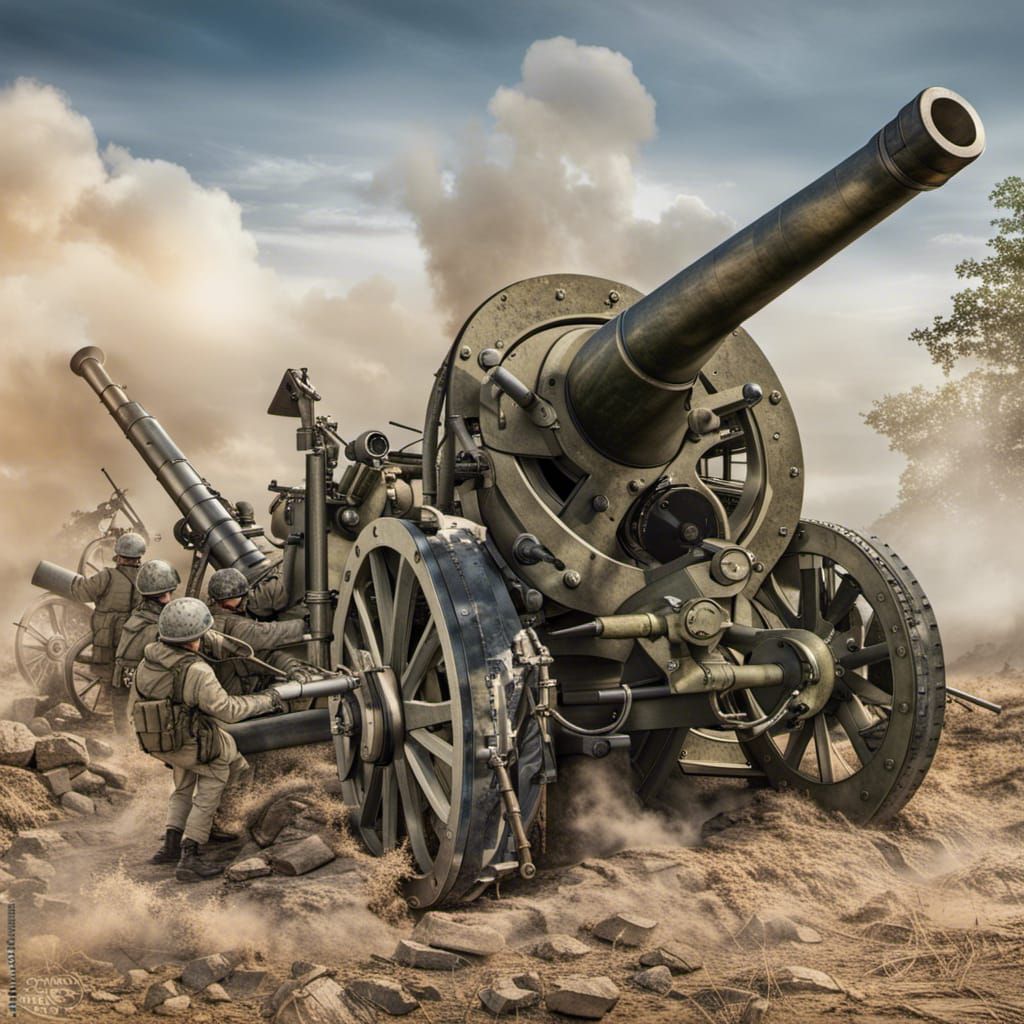 Detailed Image of Modern American Howitzer