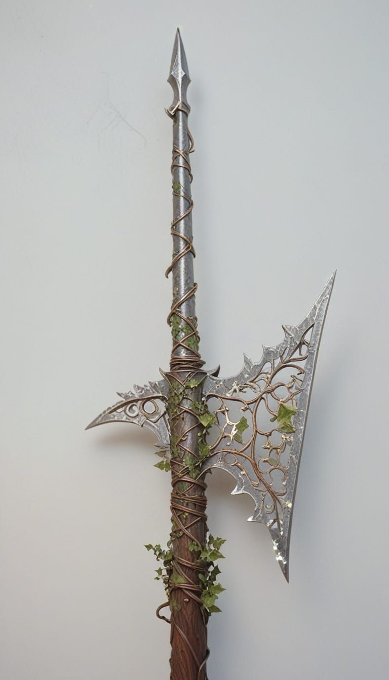 A druid's halberd