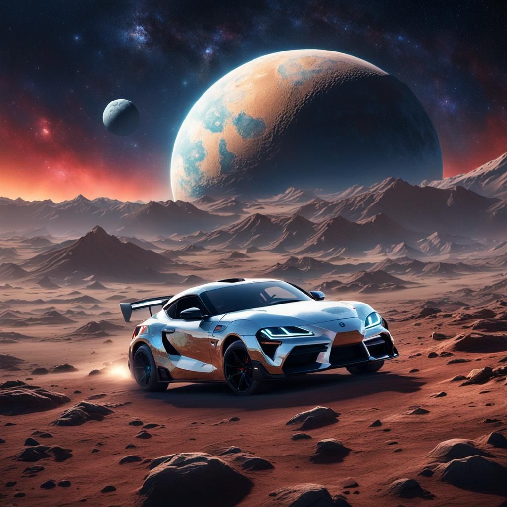 Supra Hycade with Space Prints on the Moon