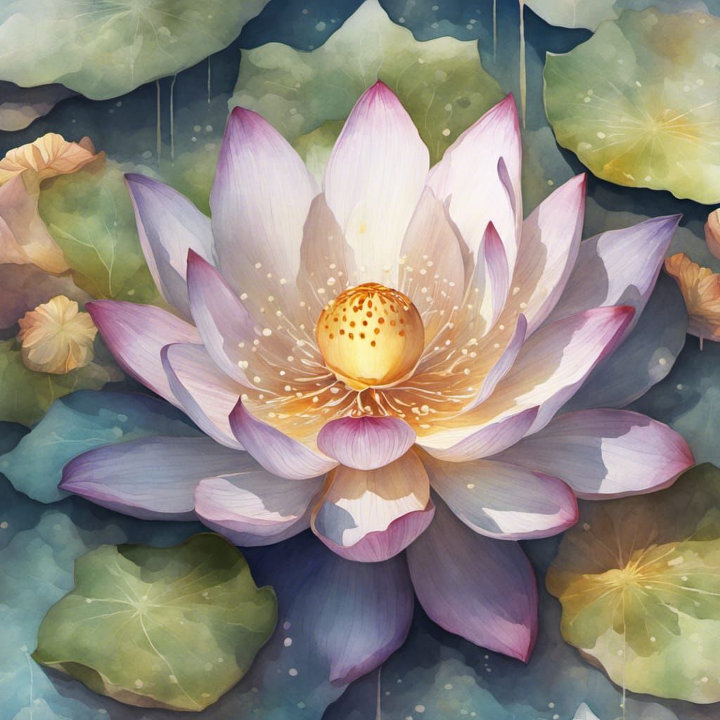 Full Bloom Lutus Flower.