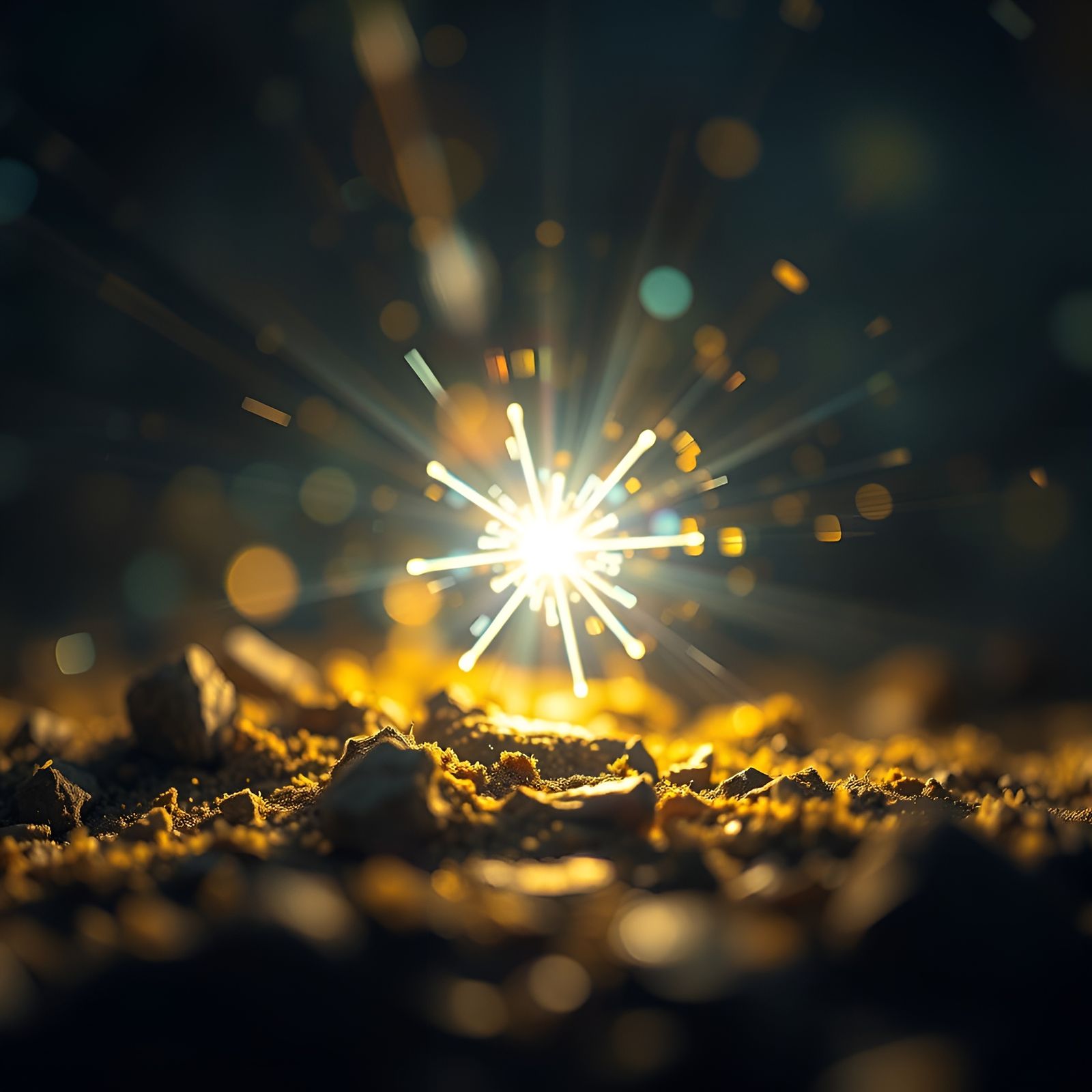 Vibrant Quantum Starburst