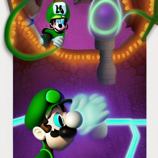 Luigi's Mansion Scene