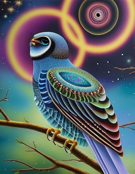 Mother Owl Athena in Steampunk Dreamland