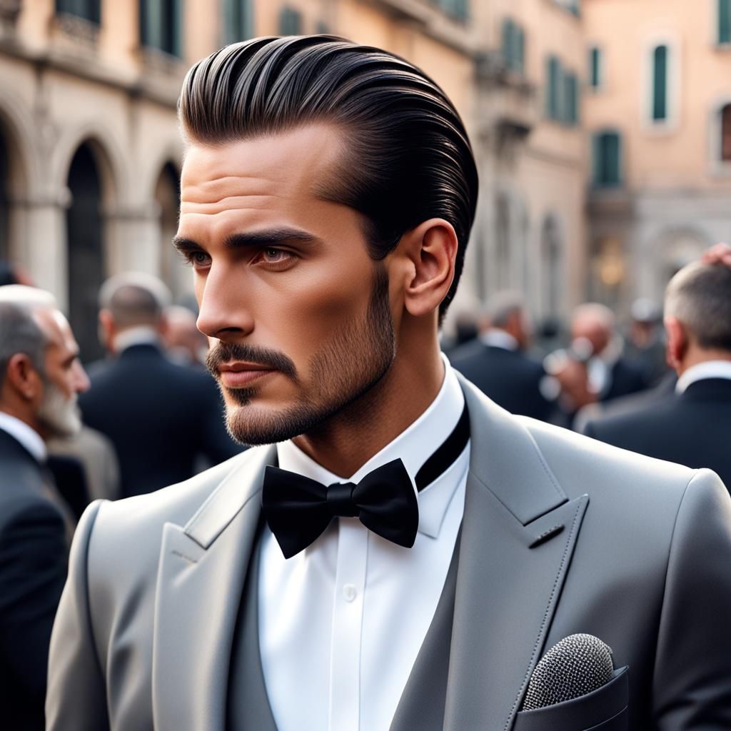 Team of Handsome Italian Businessmen