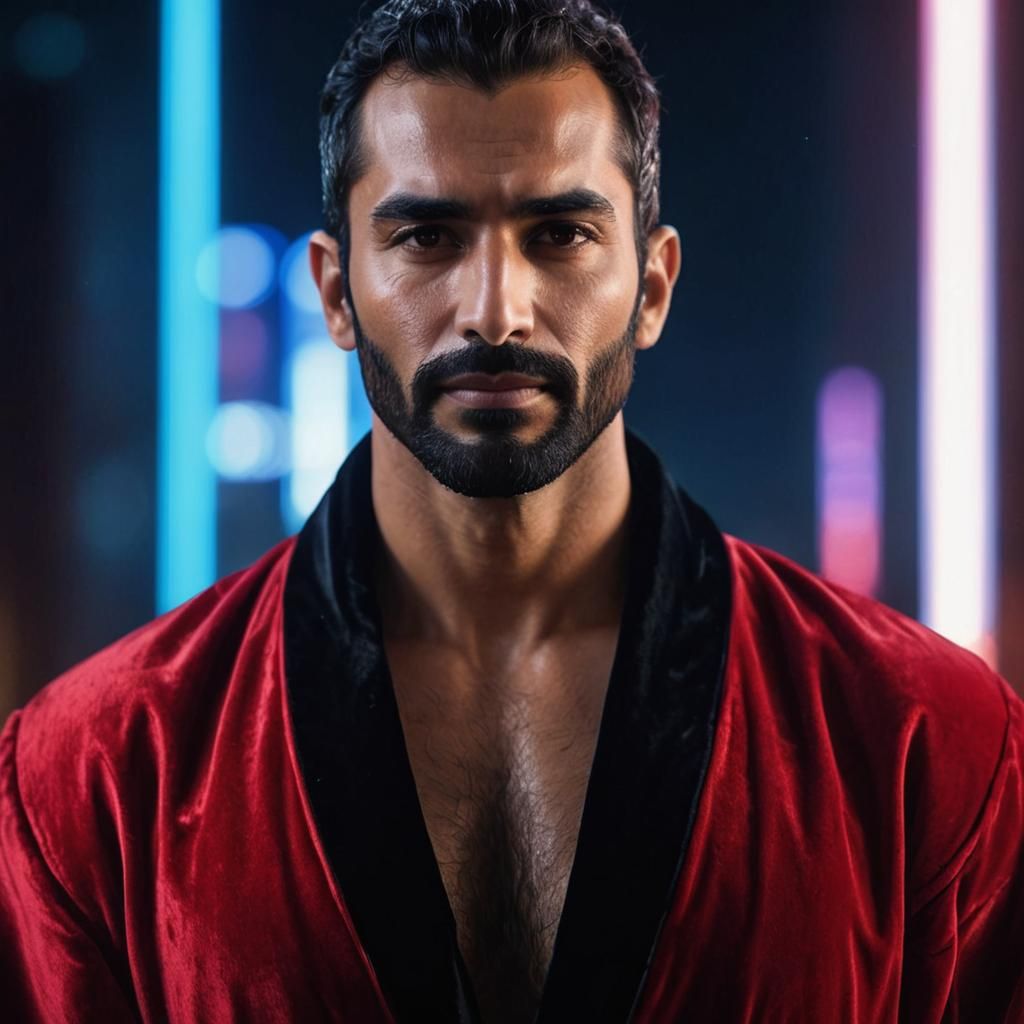 Arabian Nights: Portrait of a Man in Velvet