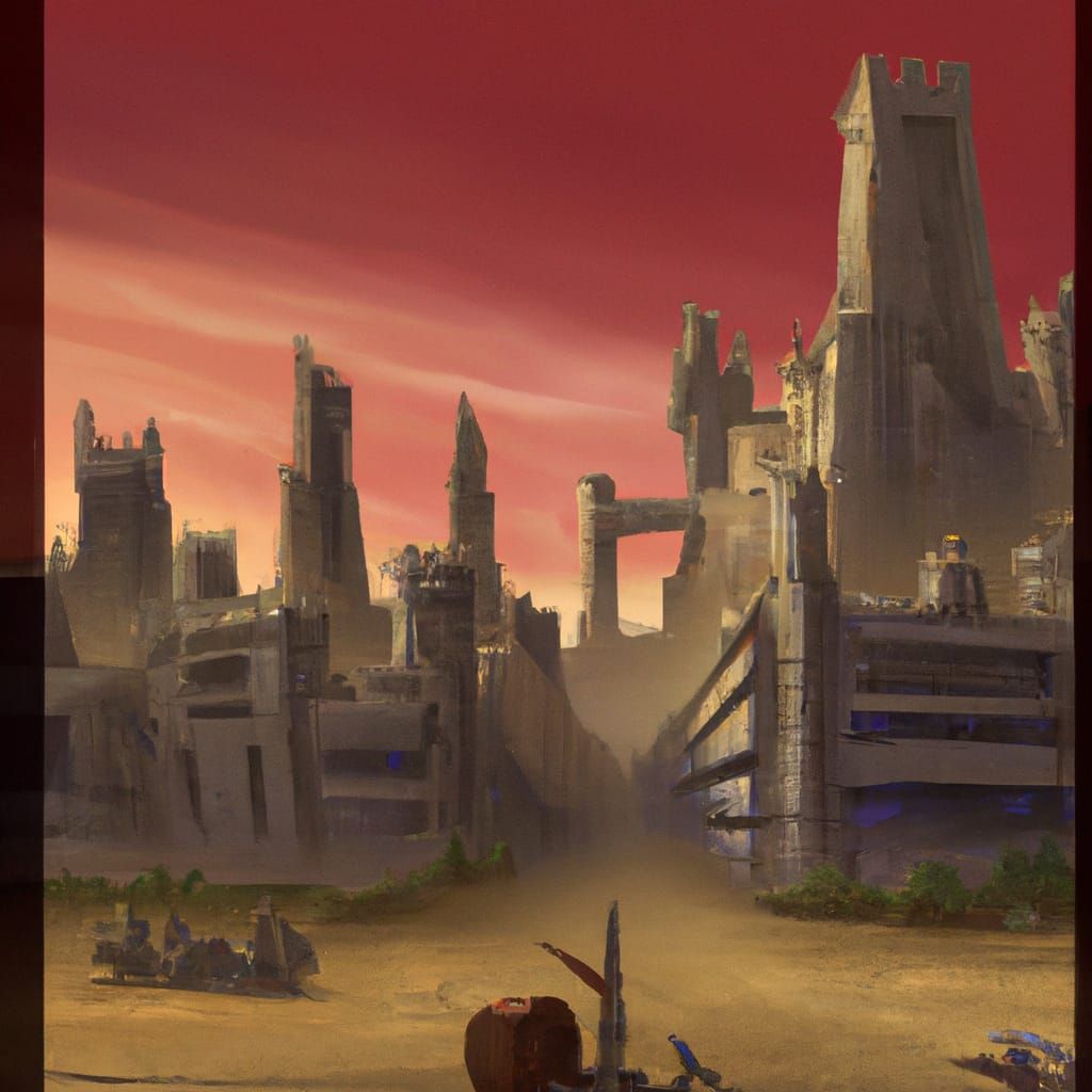 Barbarian City Scene