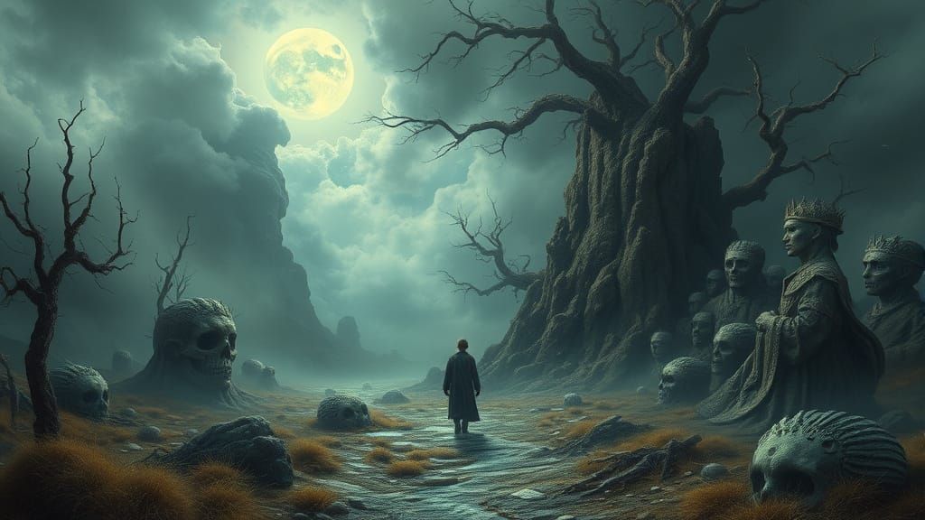 Surreal Dreamscape of Inner Turmoil