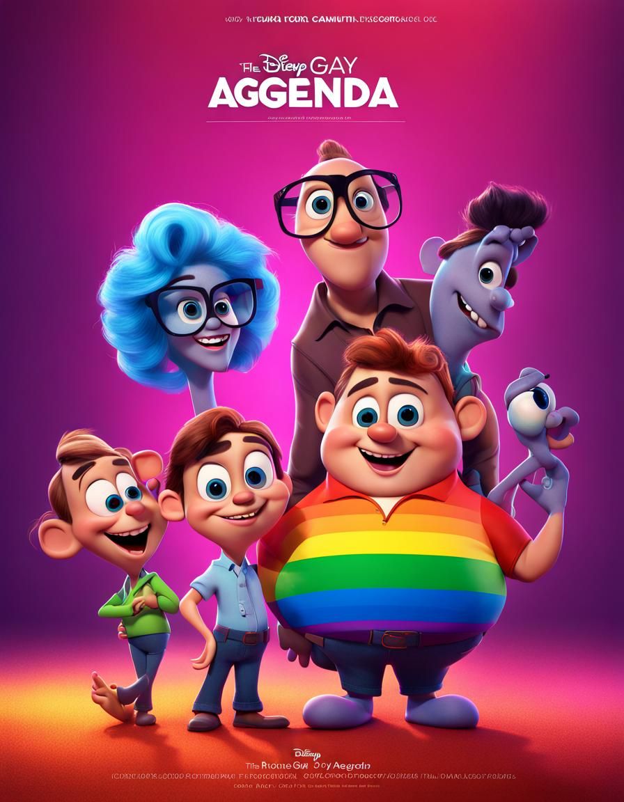 Disney Pixar's "The Gay Agenda" Movie Poster