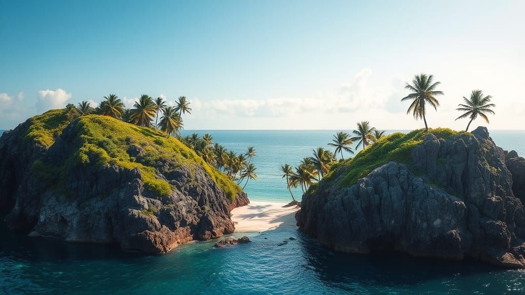 Island Oasis in Serene Tropical Paradise