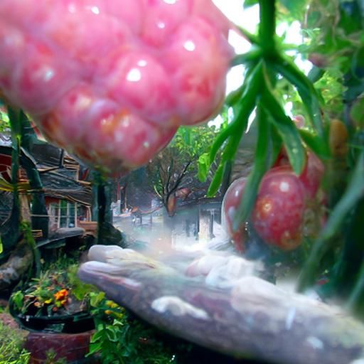 Ethereal Limbs and Watermelon in Luminist Style