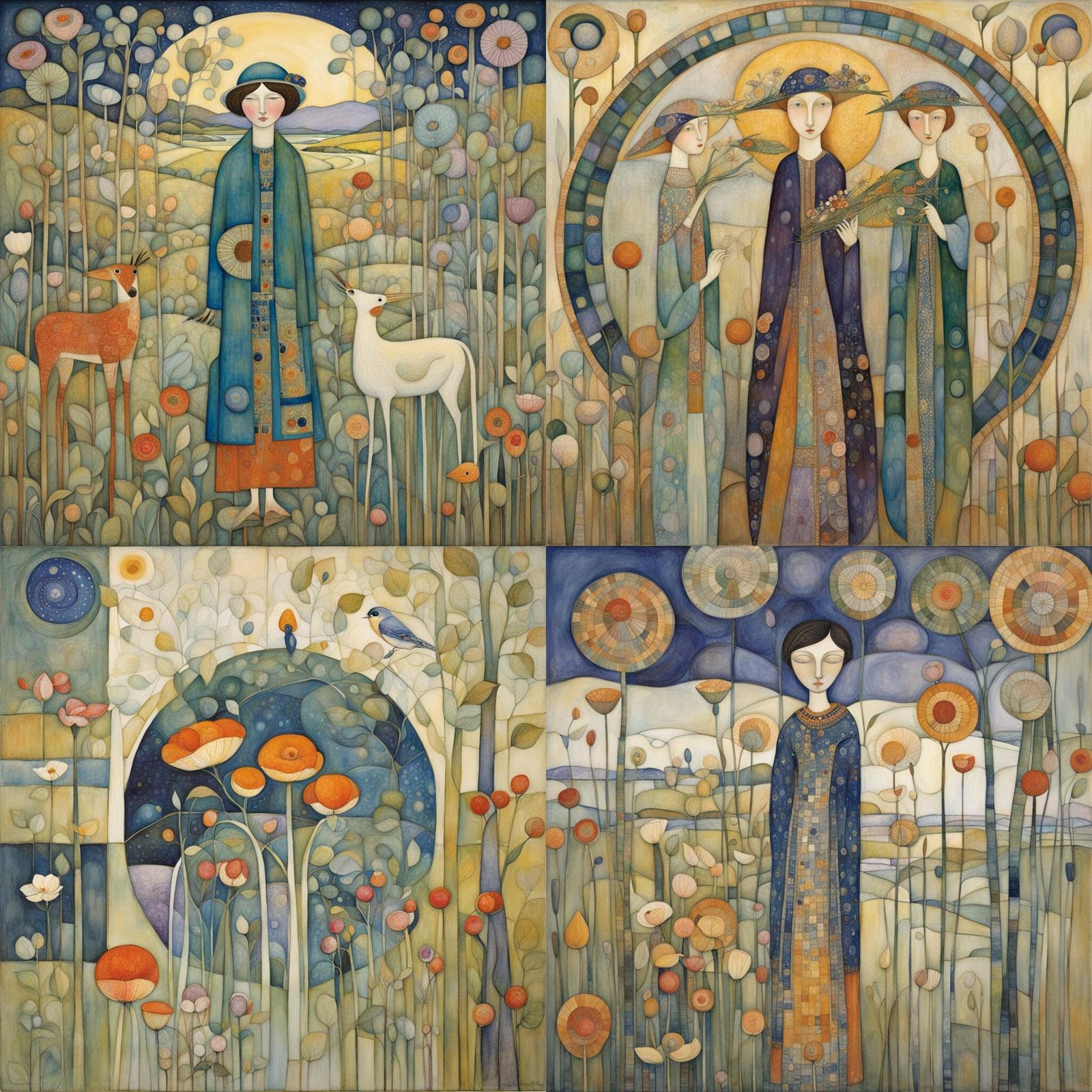 Glasgow Style Decorative Panel