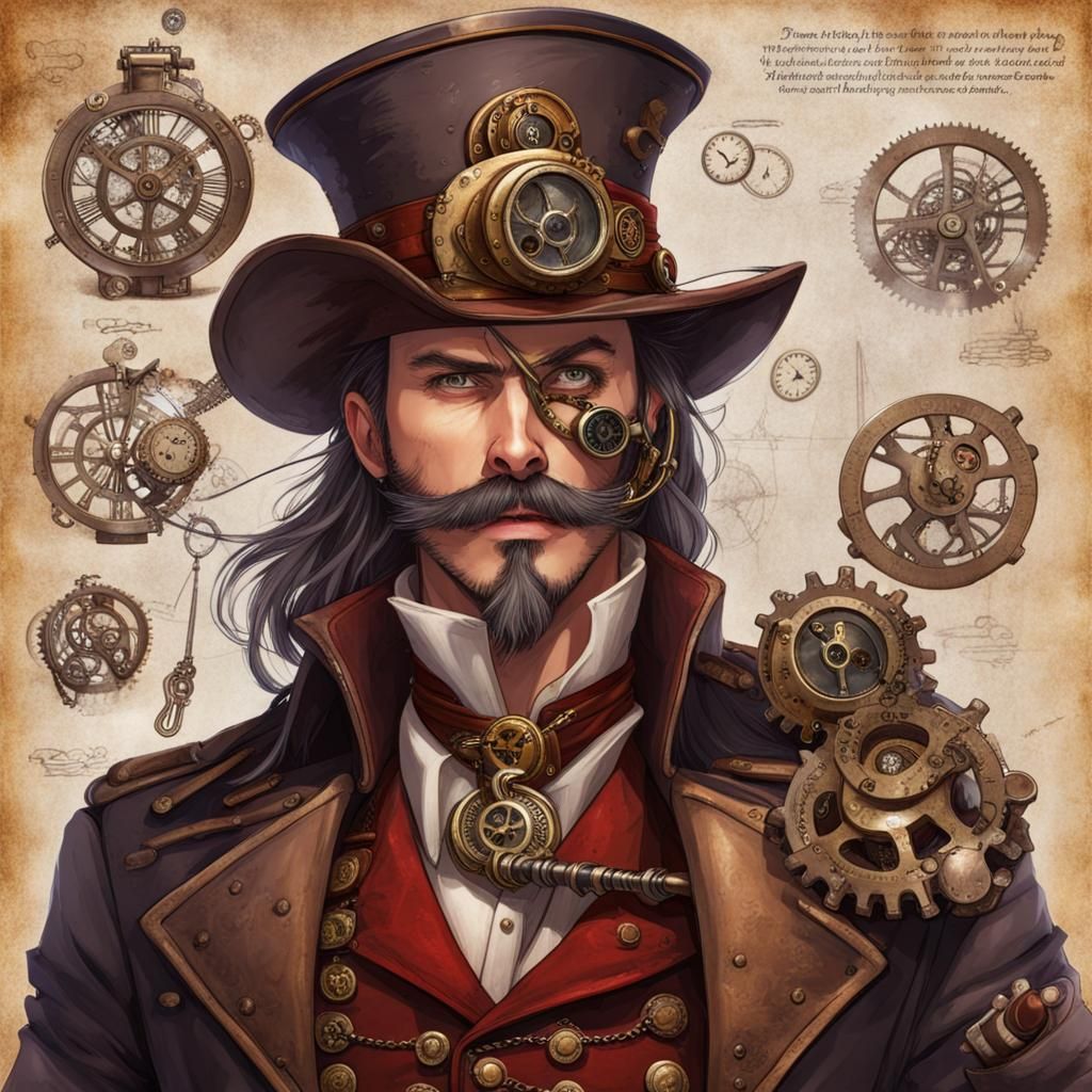 Steampunk Captain Blood: A Mechanical Pirate
