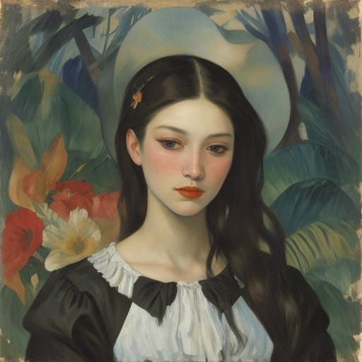 Vampire in Impressionistic and Post-Impressionistic Styles