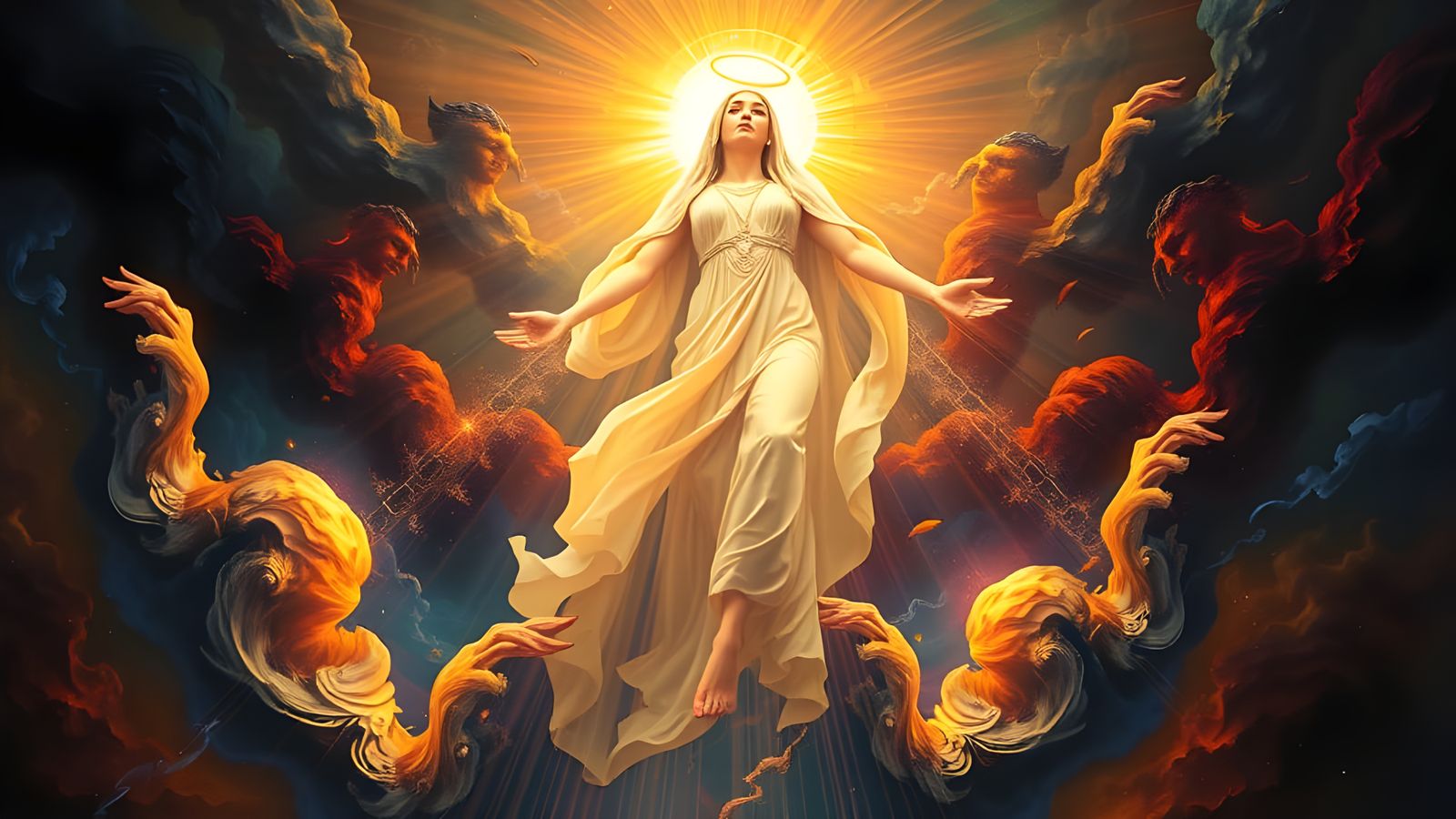 Emerging Radiance in Divine Light