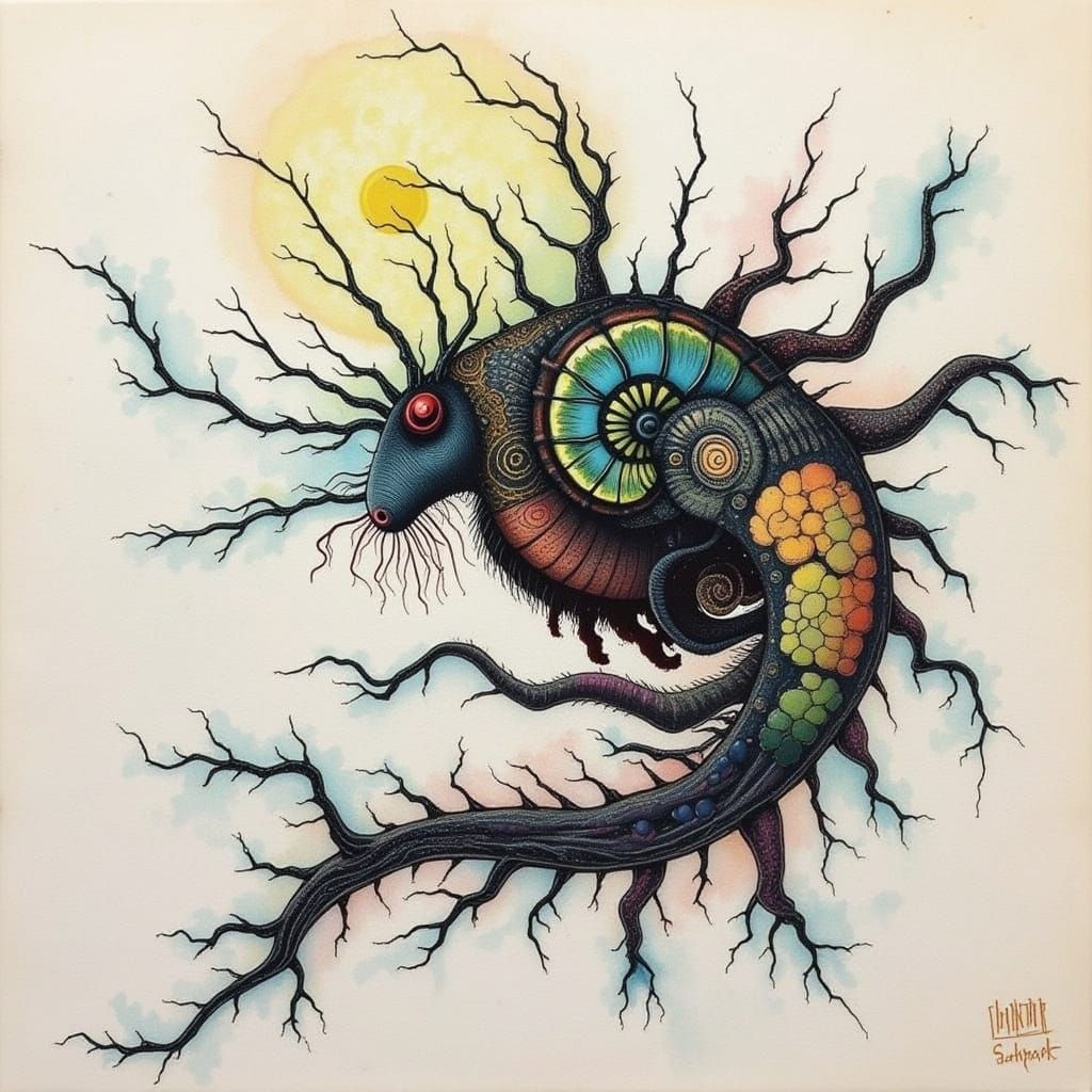 Abstract Generative Art: Crackle Flow and Cicada Song