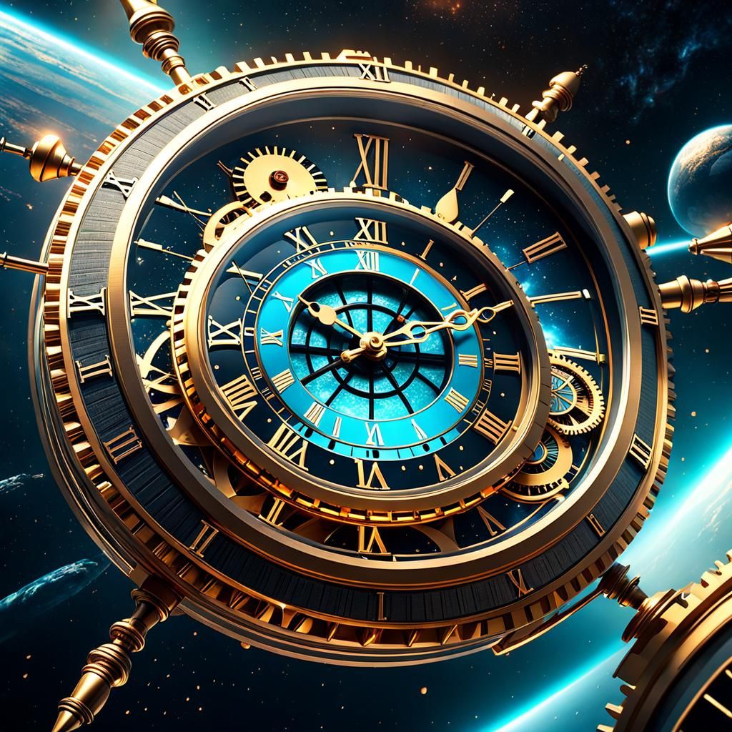 Time Floats Through Space: A Digital Matte Painting