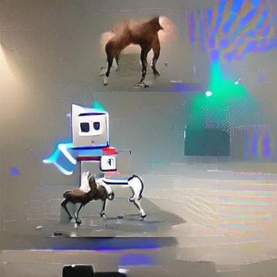 Robot and Horse Dance