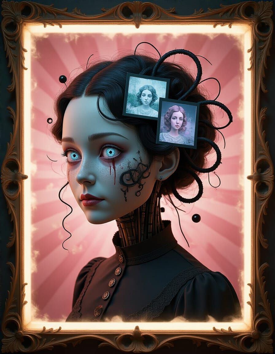 Automatron Audrey's Wirish Whirlington Hair Mirrored in Craz...