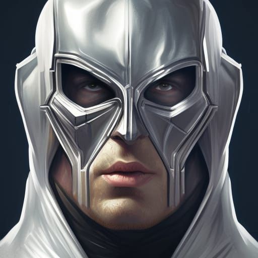 Doctor Doom Portrait in Hyperdetailed Style