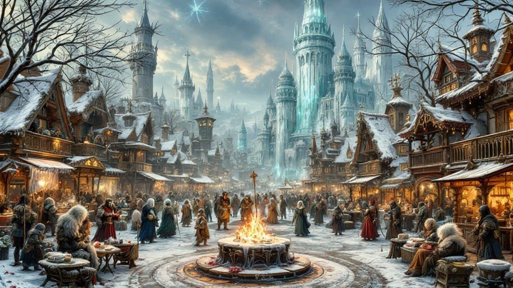 Medieval Winter Festival in Bosch Style