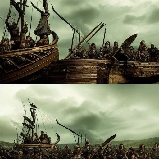 Epic Cinematic Viking Digital Matte Painting