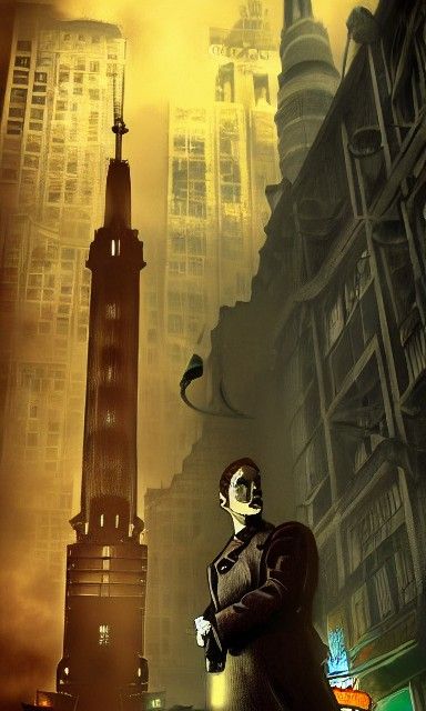 Art Deco Bioshock Rapture City Poster