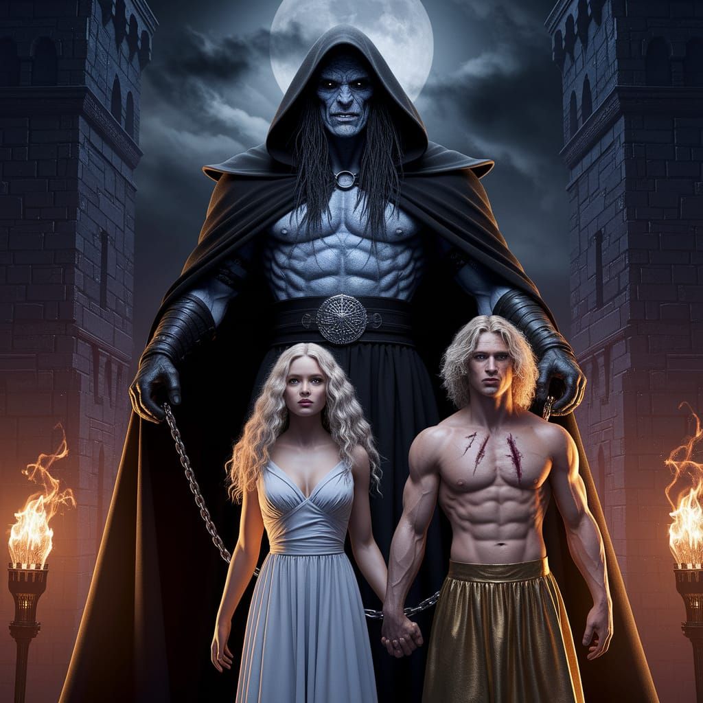 Dark Sorcerer Unleashes Fury in Ancient Tower