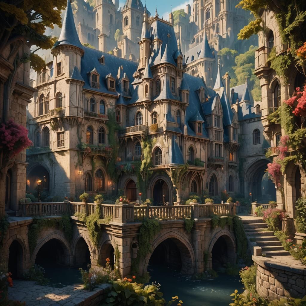 Fantastical Love Story Unfolds in France, Detailed Matte Pai...