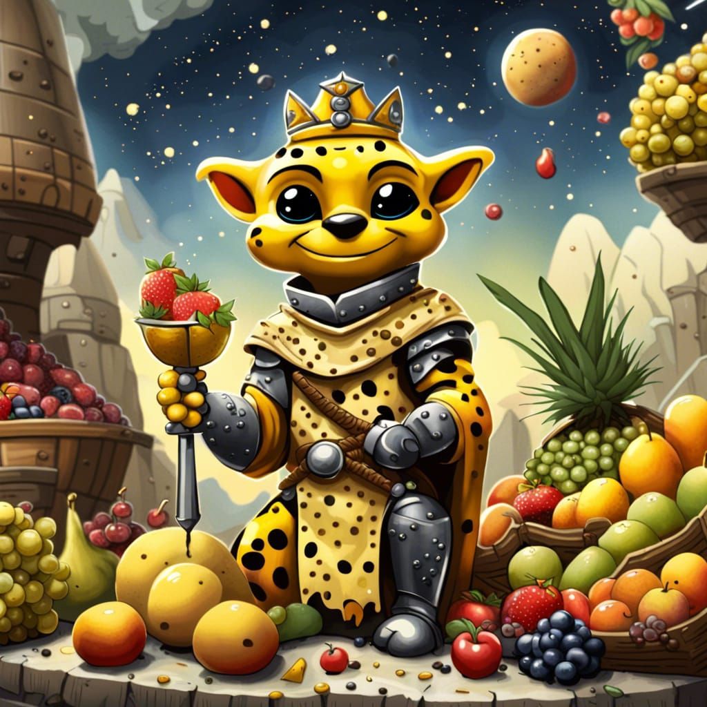 Marsupilami Knight Shopping in a Star Wars Galaxy