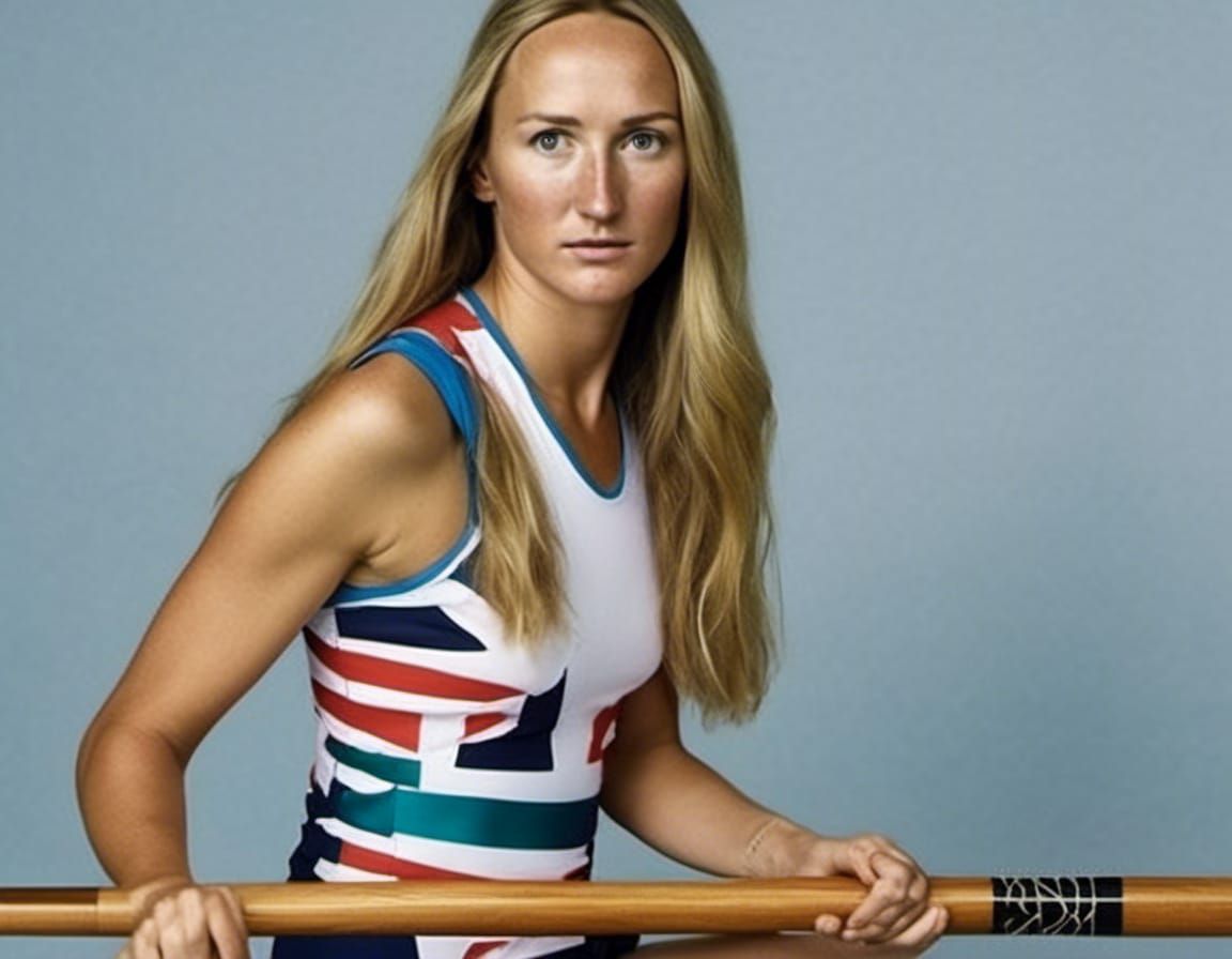 Olympic Rower Portrait in Professional Photography Style