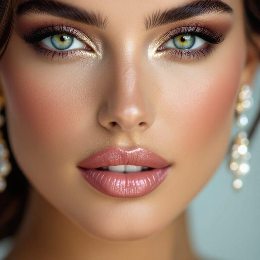 Beauty Pageant Winner: Macro Detail of Silk Nose