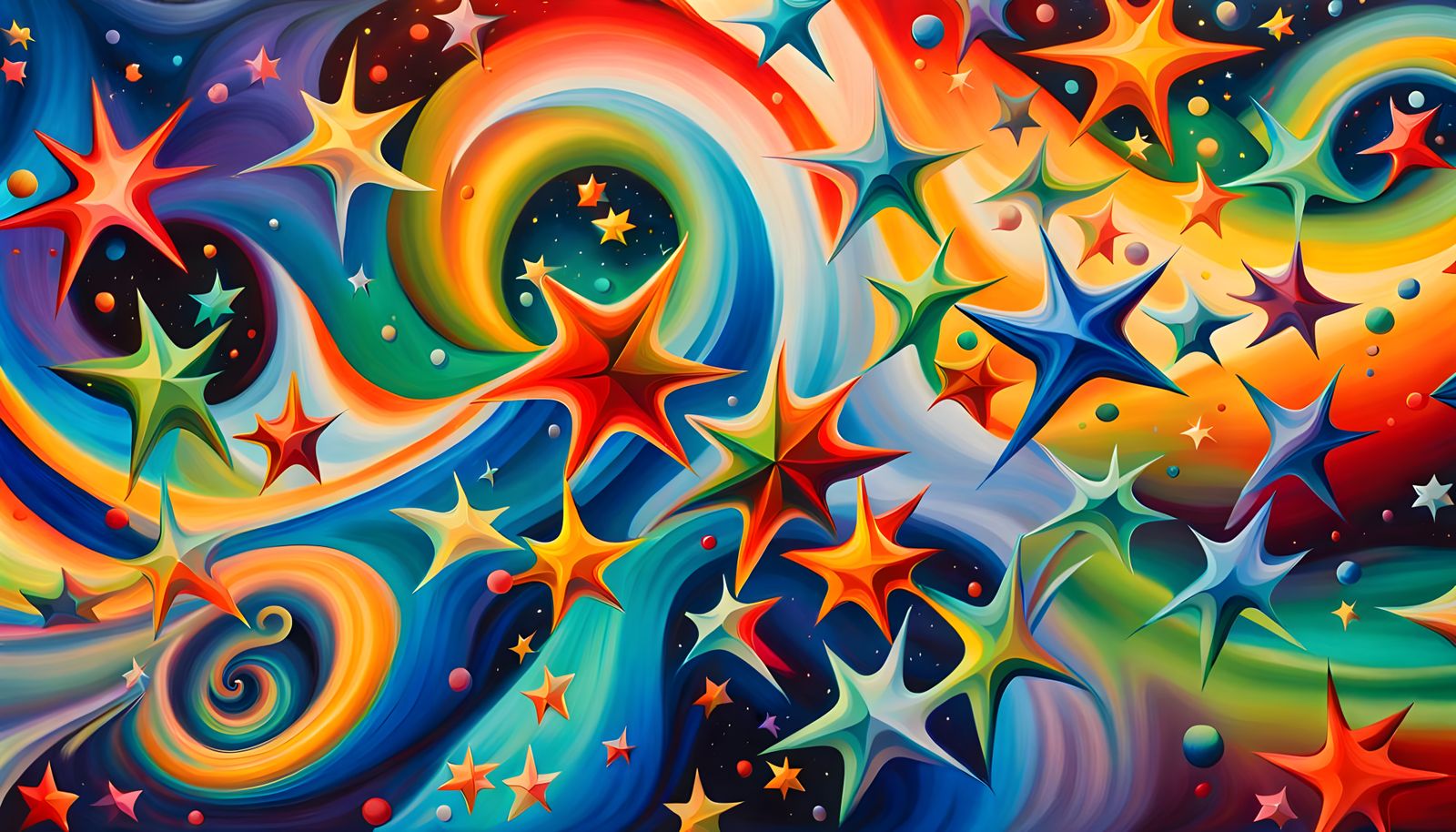 Cosmic Star Cluster Formation in Impasto Oil Style