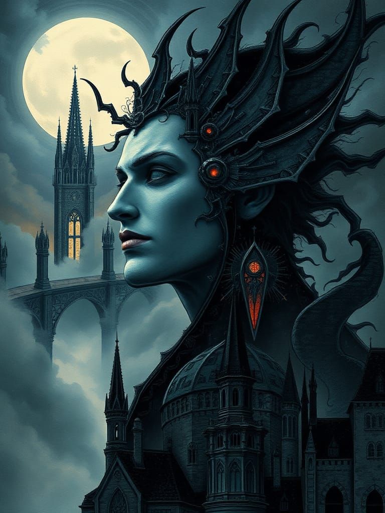 Dream of the Sandman: A Hauntingly Beautiful Portrait