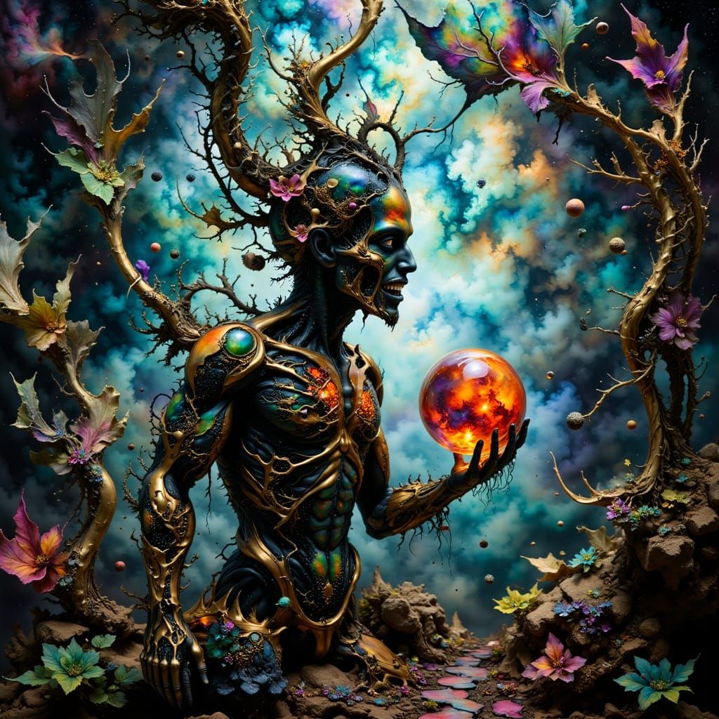 Barbed Wire Man in Hyperkraximalismus Maze