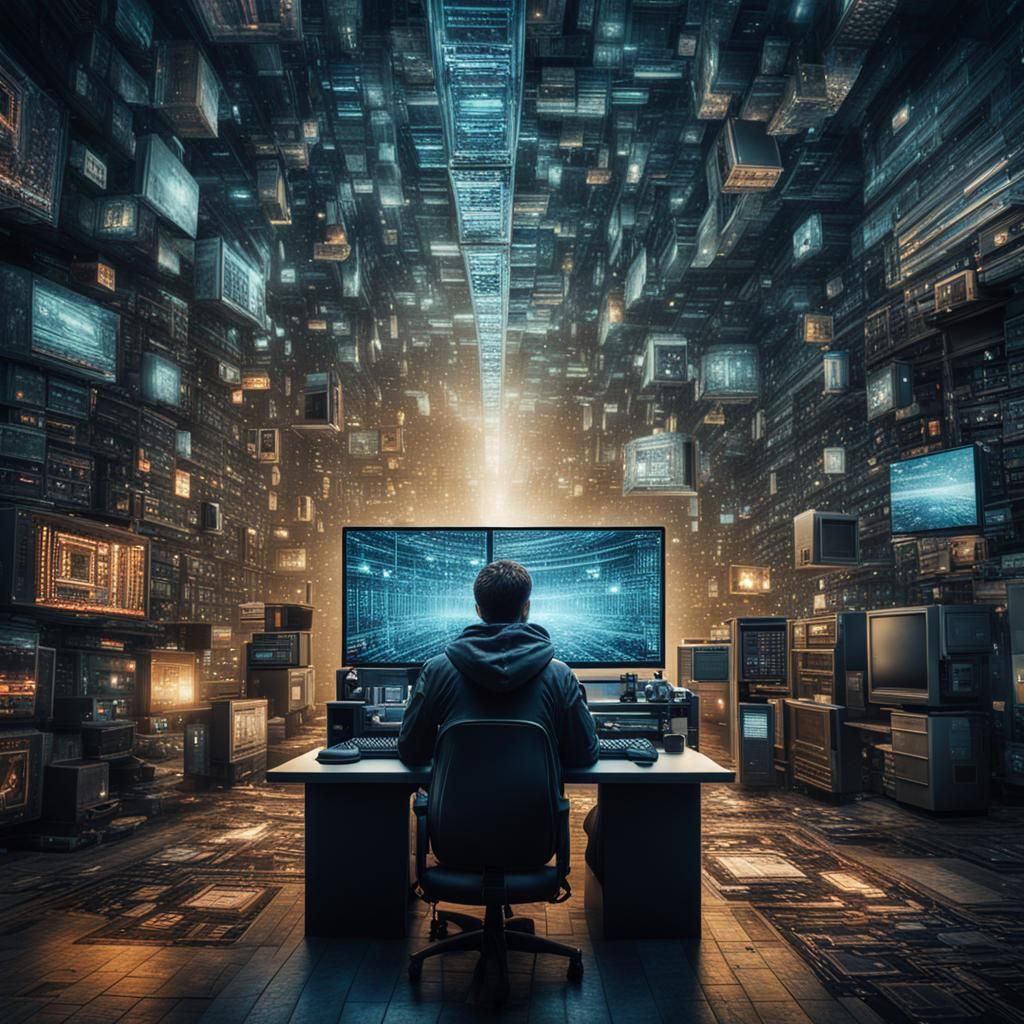 Hacker's Surreal World: Digital Meets Reality
