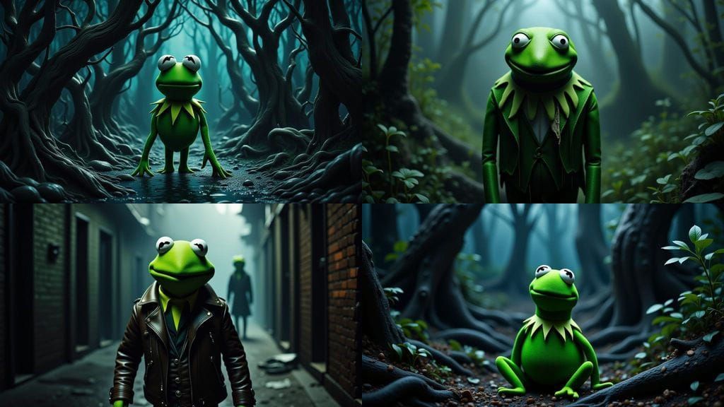 Muppets Horror Movie Still in Carpenter Style