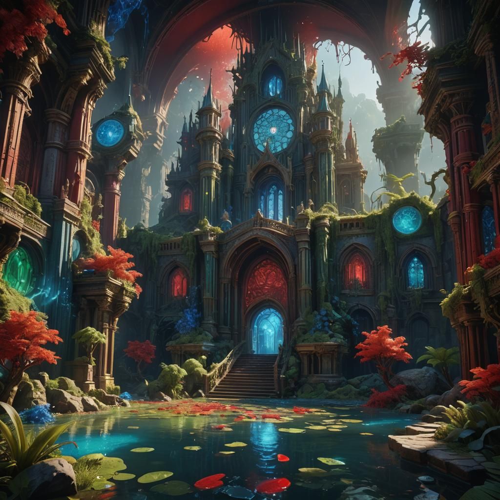 Immersive Light: Detailed Matte Painting in 3D