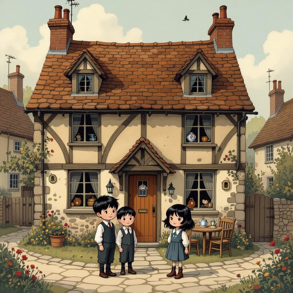 Storybook Cottage in Trywell Village