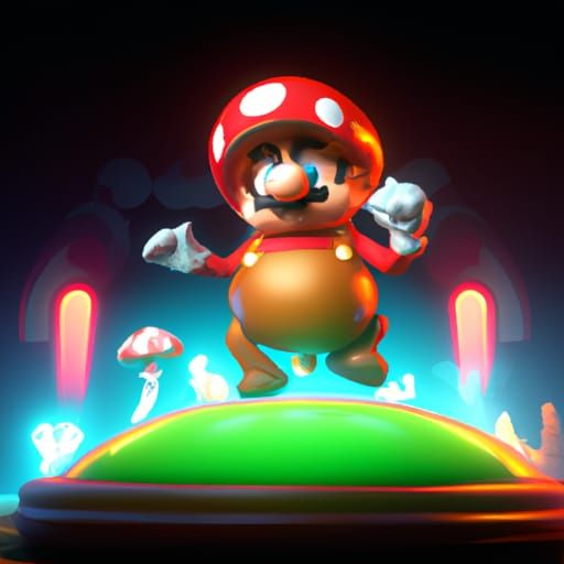 Vibrant Super Mario Bros. Movie Concept Art