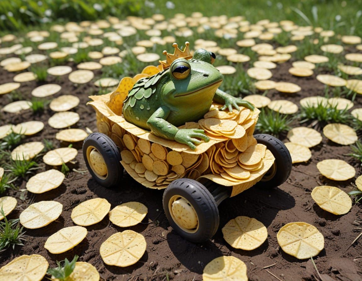 Tessellated Potato Crisps Among Existential Themes While Being Driven to Semi-Abstraction by Cricket