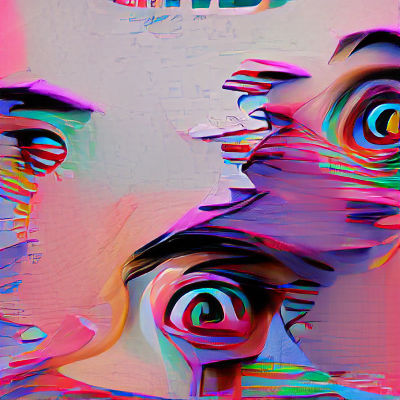 Abstract Colorful Shapes Creating Dynamic Movement