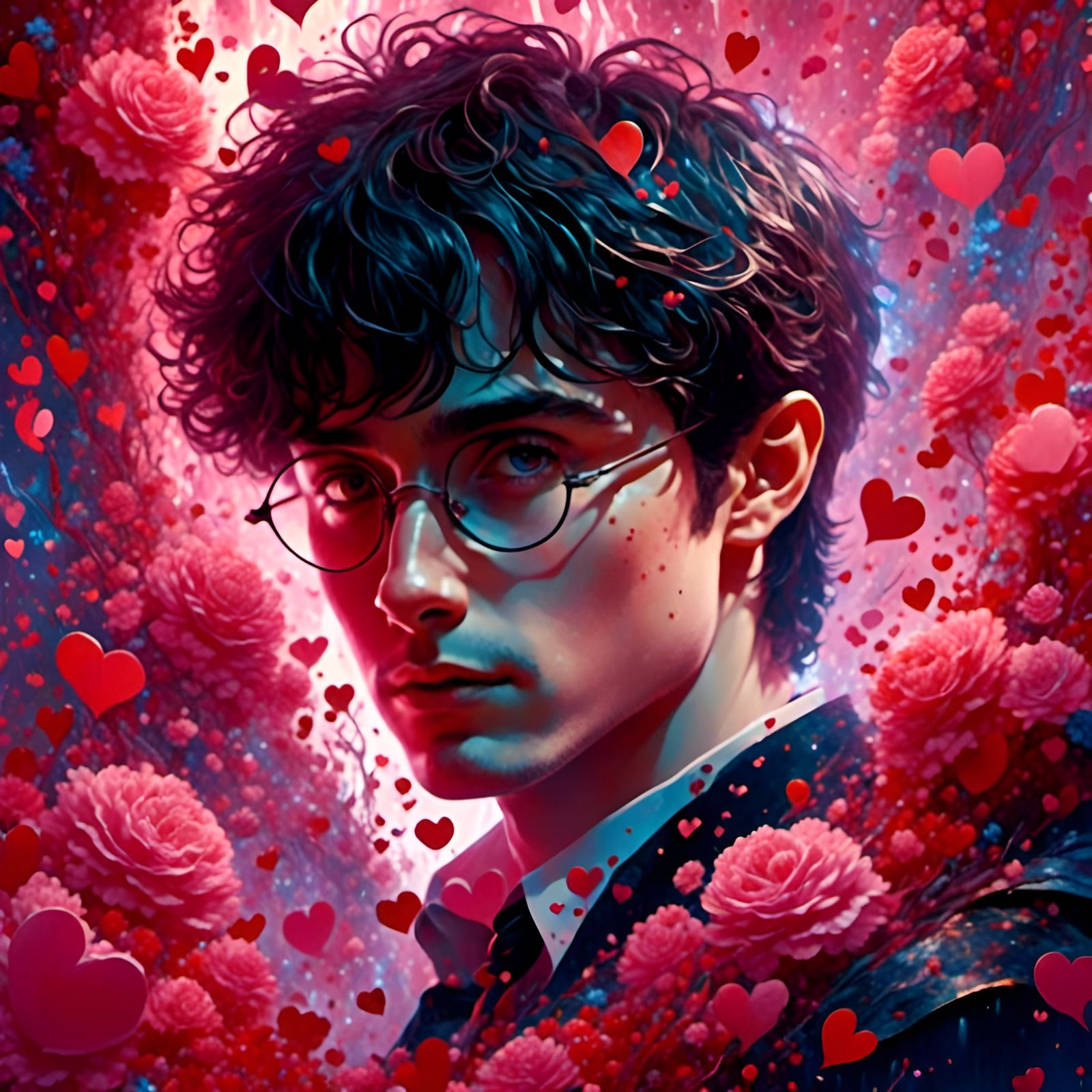 Harry Potter's Valentine in Rococo Style