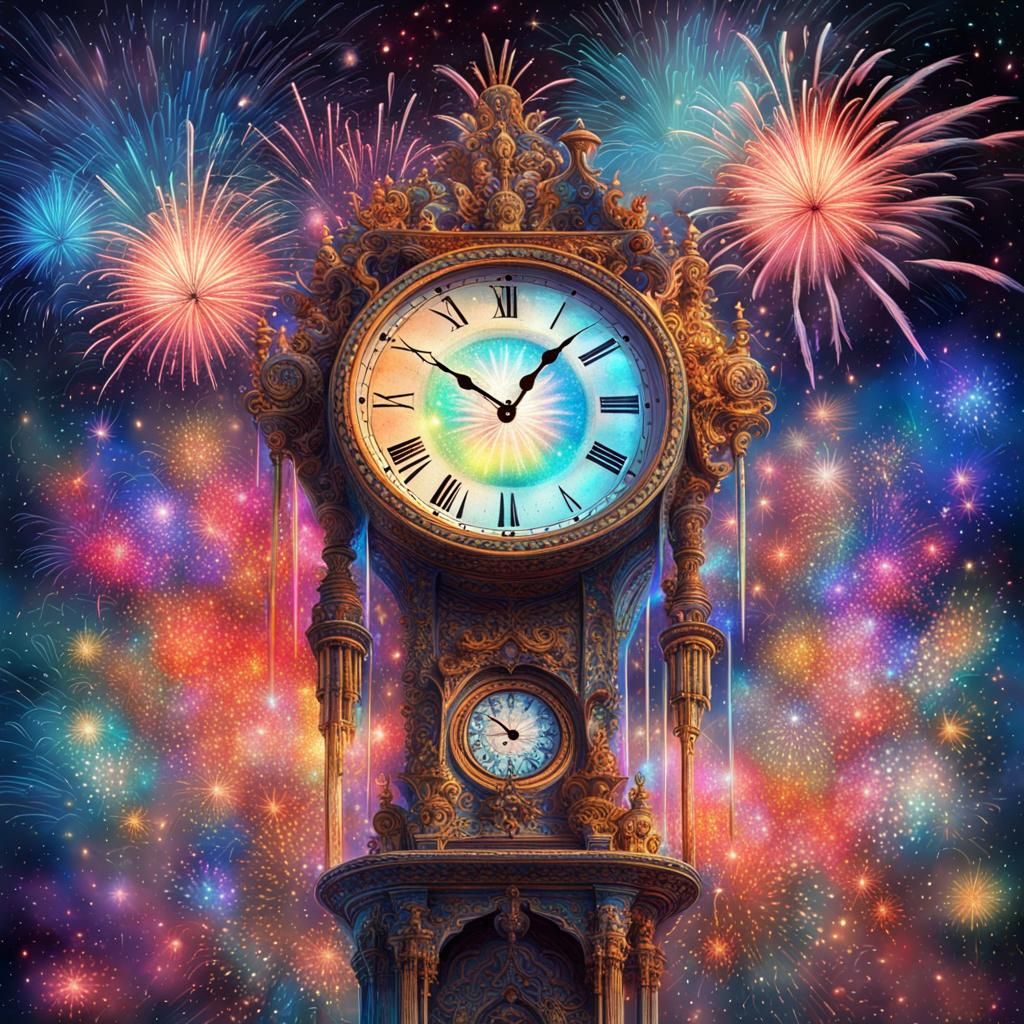 Timeless Cosmic Love Unfolds in Vibrant Holographic Astral A...