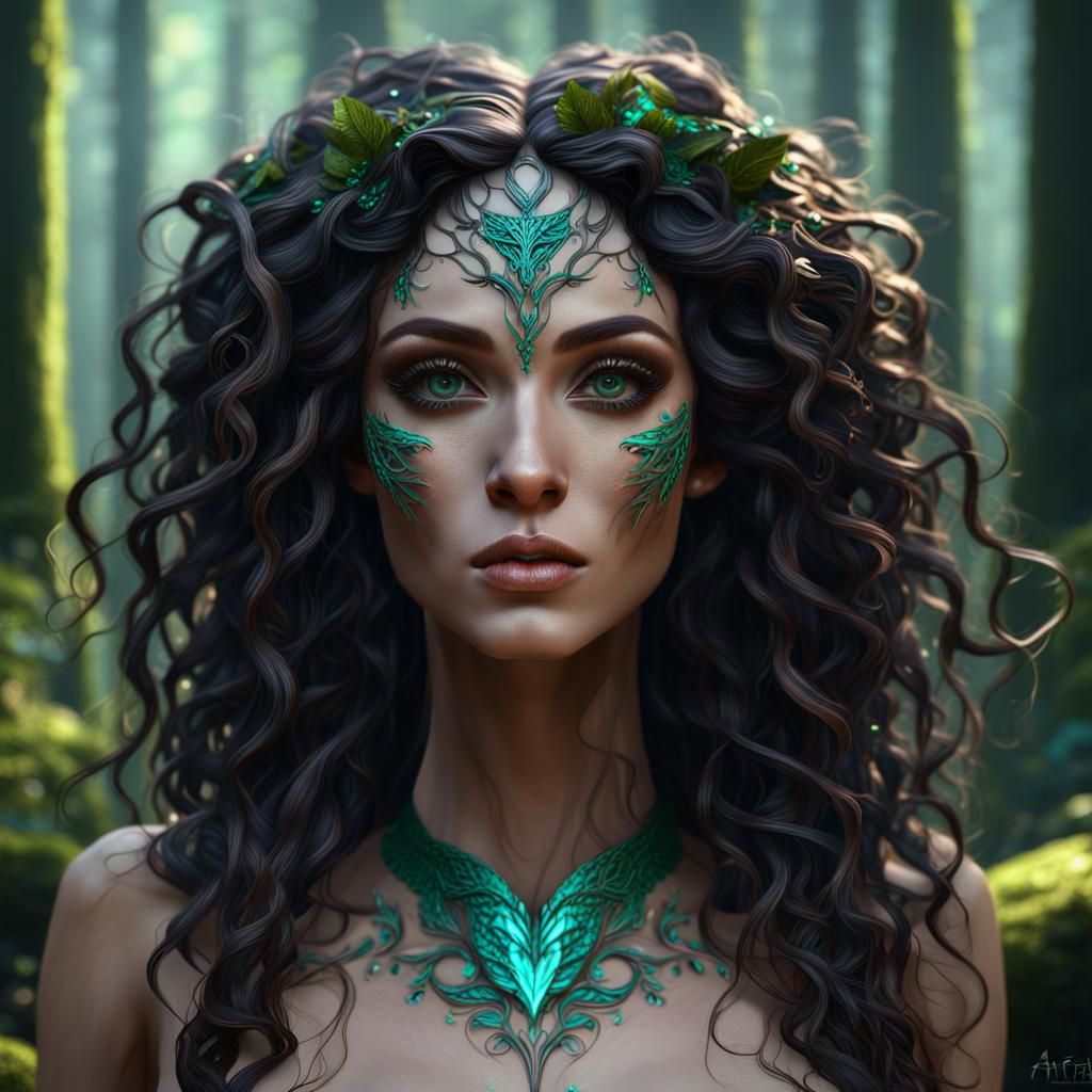 Forest Nymph: Detailed Matte Painting in Unreal Engine