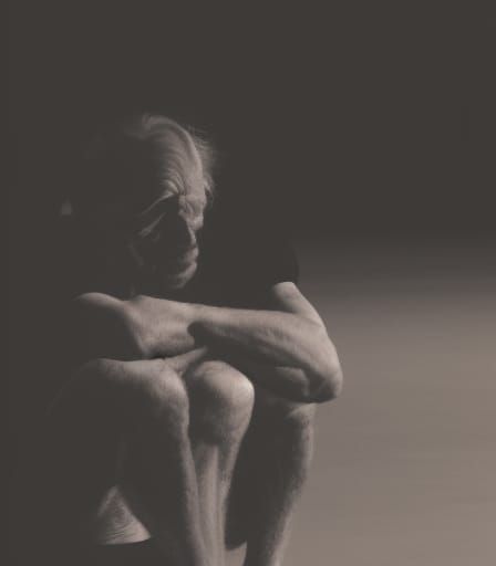 Sadness in Solitude: High-Resolution Emotional Portrait