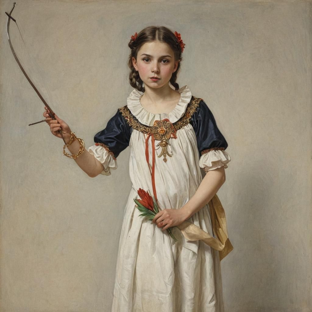 Vampire Athlete Aims for Olympic Gold: Classical Portraiture